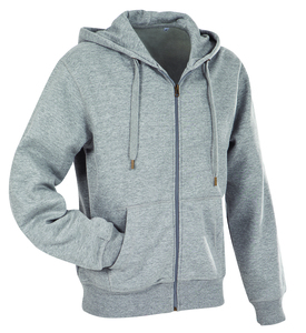Stedman STE5610 - Active Men's Hooded Jacket Grey Heather