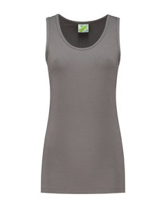 Lemon & Soda LEM1270 - Tanktop cot/elast for her Pearl Grey