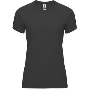 Roly CA0408 - BAHRAIN WOMAN Technical short-sleeve raglan t-shirt for women Dark Lead