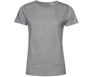 B&C BC02B - Women'S Round Neck T-Shirt 150 Organic Heather Grey