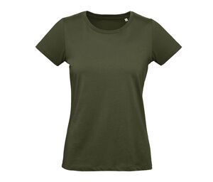 B&C BC049 - Women's T-Shirt 100% Organic Cotton Urban Khaki