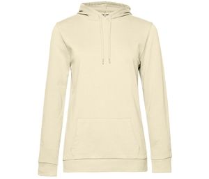 B&C BCW04W - Hooded sweatshirt # woman Pale Yellow