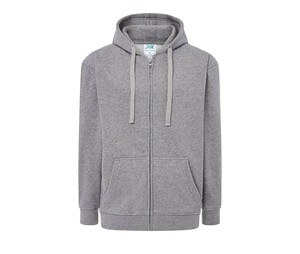 JHK JK297 - Zip-Up Hoodie Mixed Grey