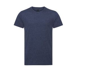 Russell JZ65M - HD Men's Short Sleeve T-Shirt Bright Navy Marl