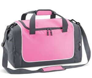 Quadra QD77S - Teamwear locker room sports bag Classic Pink/ Graphite Grey/ White