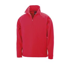 Result RS112 - Zipped collar lightweight microfleece