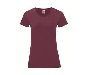 Fruit of the Loom SC151 - Round neck T-shirt 150 Burgundy