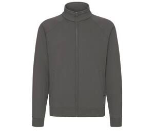 Fruit of the Loom SC2280 - Premium zip sweatshirt Light Graphite