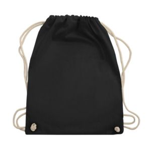 Westford mill WM110 - Cotton Gymsac Black / Black