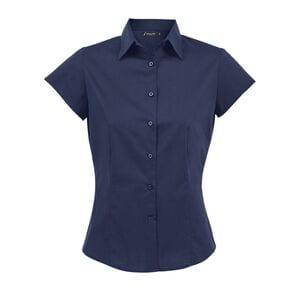 SOL'S 17020 - Excess Short Sleeve Stretch Women's Shirt Dark Blue