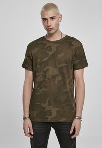 Build Your Brand BY079 - Camo Tee Olive Camo