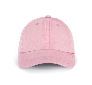 K-up KP165 - 6 panels Vintage cap Dark Pink Washed