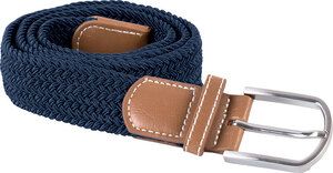 K-up KP805 - Braided elasticated belt Navy