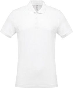 Kariban K254 - Men's short-sleeved piqué polo shirt White