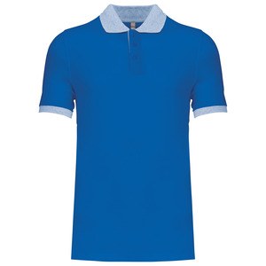 Kariban K258 - Mens two-tone piqué polo shirt