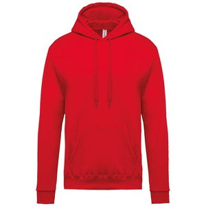 Kariban K476 - Men's hooded sweatshirt Red