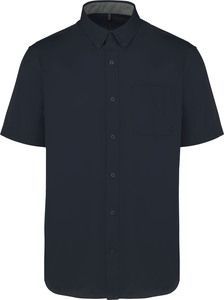 Kariban K587 - Men's Ariana III short-sleeved cotton shirt Navy