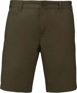 Kariban K752 - Men's faded look Bermuda shorts Washed Light Khaki