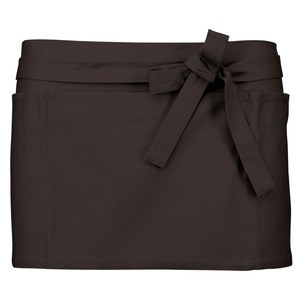 Kariban K886 - BARMAN APRON - BISTRO STYLE WAIST APRON Chocolate