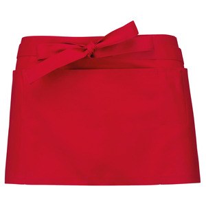 Kariban K896 - Short polycotton apron Red