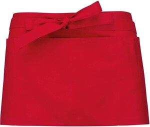 Kariban K896 - Short polycotton apron Red