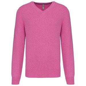 Kariban K982 - Premium V-neck pullover Candy Pink Heather