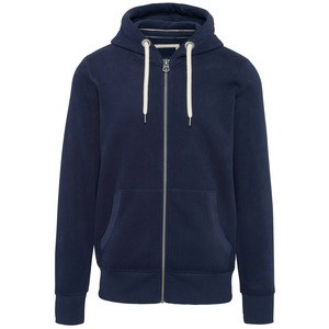 Kariban KV2306 - Mens vintage zipped hooded sweatshirt