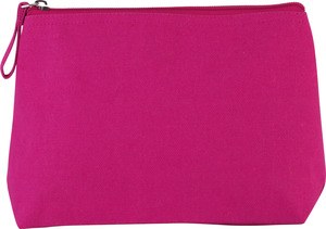 Kimood KI0724 - Canvas cotton pencil case Fuchsia