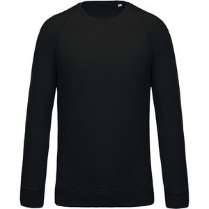 Kariban K480 - Mens organic round neck sweatshirt with raglan sleeves