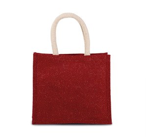 Kimood KI0273 - Jute canvas tote bag - medium model