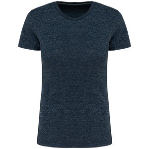 Kariban KV2107 - Women's vintage short-sleeved t-shirt Night Blue Heather