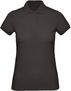 B&C CGPW440 - Women's organic polo shirt Black