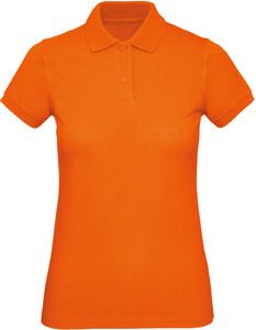 B&C CGPW440 - Women's organic polo shirt Orange