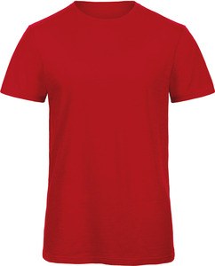 B&C CGTM046 - Men's Organic Slub Inspire Tee Chic Red