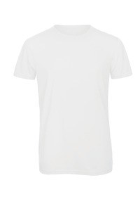 B&C CGTM055 - Men's Triblend Round Neck T-Shirt White