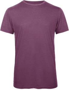B&C CGTM055 - Men's Triblend Round Neck T-Shirt Heather Purple