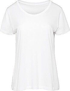B&C CGTW043 - Women's Organic Inspire round neck T-shirt White