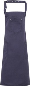 Premier PR132 - "Chino" bib apron Steel