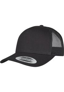 Flexfit 6506 - Retro 5 Panel Trucker Cap Black