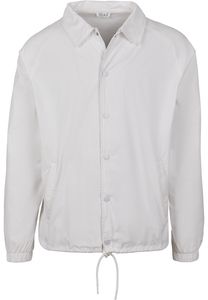 Build Your Brand BY128 - Coach Jacket White