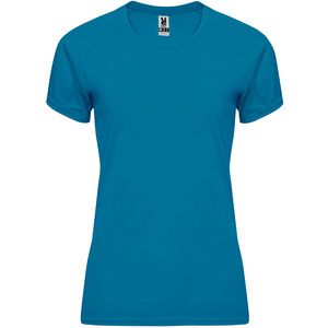 Roly CA0408 - BAHRAIN WOMAN Technical short-sleeve raglan t-shirt for women Moonlight Blue