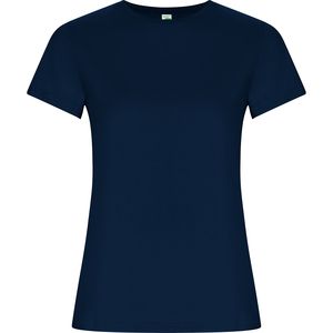 Roly CA6696 - GOLDEN WOMAN Fitted short-sleeve t-shirt in organic cotton Navy Blue