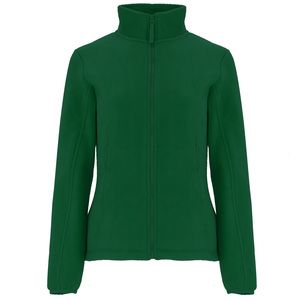 Roly CQ6413 - ARTIC WOMAN Fleece jacket with high lined collar and matching reinforced covered seams Bottle Green