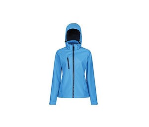 Regatta RGA702 - Women's hooded softshell jacket French Blue/Navy