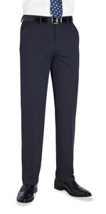 Brook Taverner BT8755 - Phoenix Men's trousers Navy Pin Dot