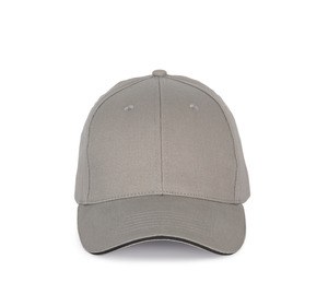 K-up KP185 - Cap with contrasting sandwich visor - 6 panels