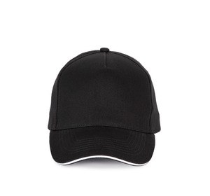 K-up KP189 - 5 panel cap Black / White