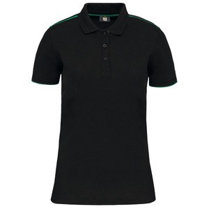 WK. Designed To Work WK271 - Ladies short-sleeved contrasting DayToDay polo shirt