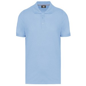 WK. Designed To Work WK274 - Men's shortsleeved polo shirt Sky Blue