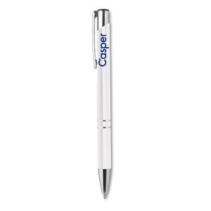 GiftRetail KC8893 - BERN Push button pen with black ink White
